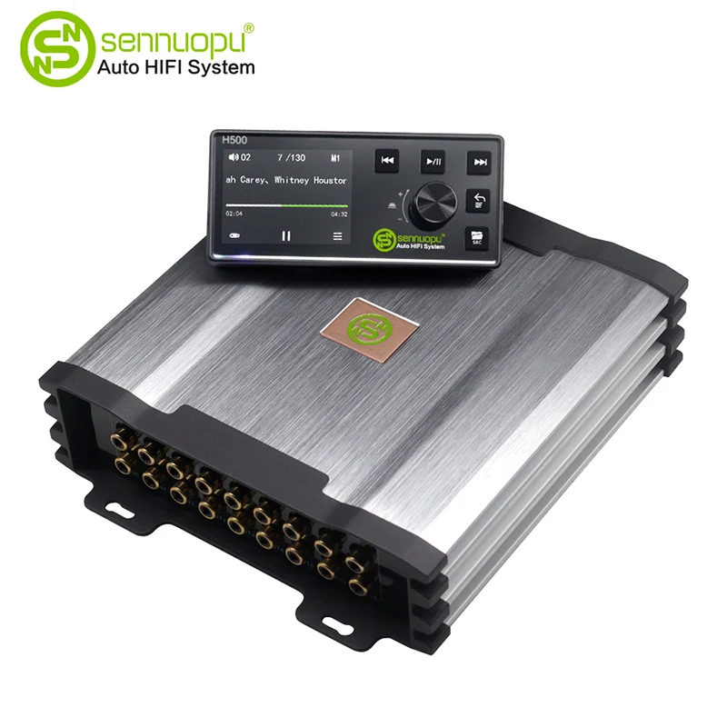 CAR AMPI 8 -kanavan vahvistin 12 CH DSP Audio -prosessori