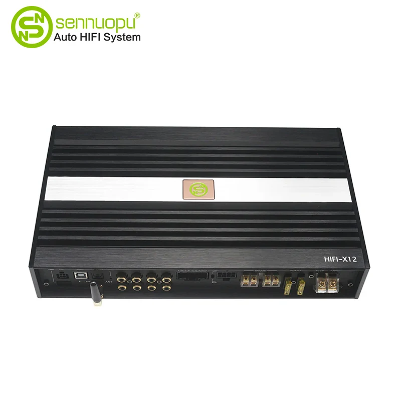 CAR DSP -vahvistin 8 CH AMP 10 CH: n digitaalisen signaalin prosessorilla